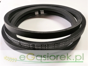 Pas klinowy B141  17.0x3600  Continental Agridur