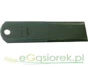 Nóż szarpacza stały 196 x 50 x 3 Fi 12, uzębiony