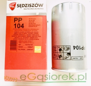 Filtr oleju PP-10.4 Sędzisz MF J.C.B Case PP845/2