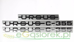 Naklejki znak Ursus C-355 kpl