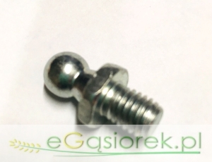 Sworzeń kulowy M8 dł gwi 12,5 mm mocow. sprężyny