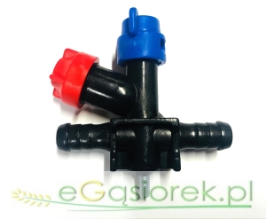 Korpus rozpylacza przelotowy z zaw.AP 0-100/08/P