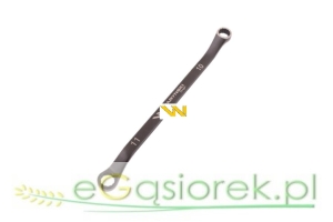 Klucz oczkowy odsadzany 10x11mm CrV Waryński