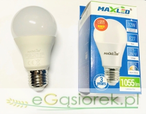 Żarówka A60 E27 12W 230V