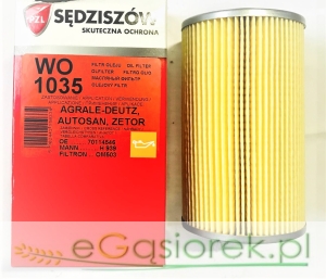 Wkład filtra oleju Zetor WO1035 odp 70114566 Sędz.