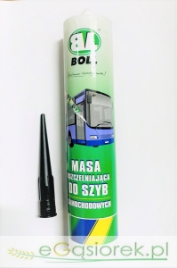 Masa uszczelniająca do szyb sam. BOLL 310ml czarna