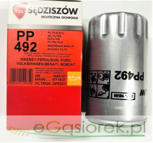 Filtr oleju PP-492 Sędziszów 2654408 zam 97-1B