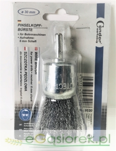 Szczotka druciana czołowa