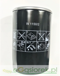 Filtr oleju Mann W1150/2  odp. 244192700 LF3328