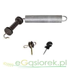 Zestaw3 bramowy (uchwyt+sprężyna+2 izolatory)