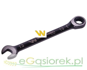Klucz płasko-oczkowy 13 mm z grzechotką 72 zęby