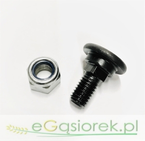 Śruba z nakrętką nożyka Taarup M 12x35x20