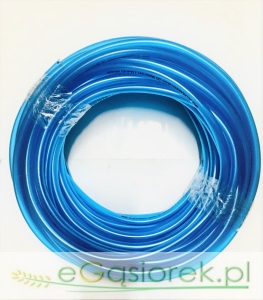 Wąż igielitowy DN 10x1,5 PCV paliwo-olej niebieski