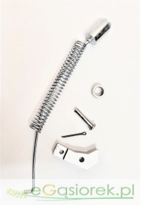 Zapadka z przyciskiem hamulca ręcznego kpl.