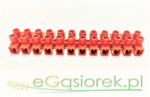 Kostka elektryczna 12 Torów listwa zaciskowa