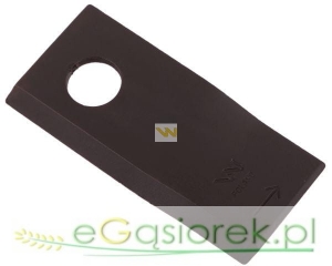 Nożyk kosiarka lewy 105x48x4mm otwór 19 zastosow.