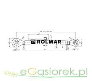 Łącznik centralny ciężki C-385 6-cylind. 25,7/32,7