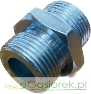 Złączka 2 płaskie BB 22-22  ( M 22x1,5-22x1,5 )