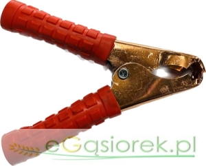 Zacisk przewodu rozruchowego UZ-10 (60A) czerwony