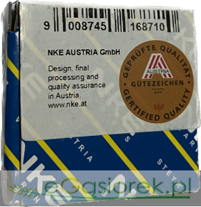 Łożysko kulkowe 6202 2RS C3 NKE 15x35x11
