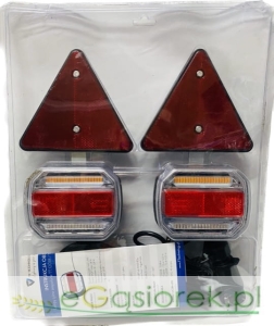 Zestaw Lampa zespol.LED z kier.dynamicznym + trójk