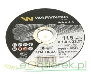 Tarcza 115x1x22,23 INOC