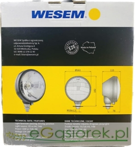 Reflektor przed prawy plastikowy C-330/360  Wesem