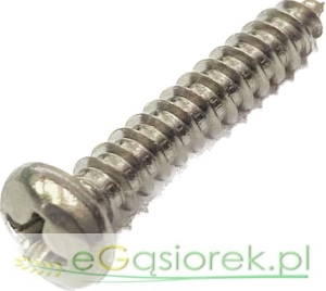 Blachowkręt 3,5x22 mm z łbem soczewkowym i