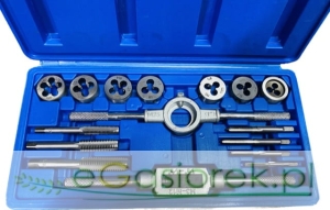 Zestaw gwintowników i narzynek M3-M12