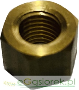 Nakrętka mosiężna M 10x1,5
