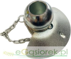 Kula z kołnierzem i zawleczką Kat.2-2 56x28