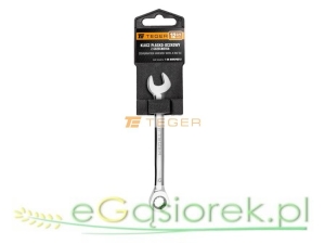 Klucz płasko-oczkowy z grzechotką 12 mm / TEGER