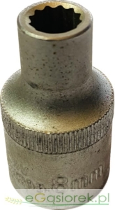Nasadka 8mm 1/2" 12-kąt