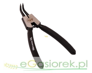 Szczypce do pierścieni osadczych 150mm zew.wygięte