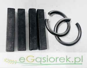 Kpl klinków złączki T-25