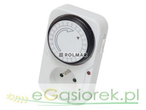 Programator gniazdkowy mechaniczny 24h 230V