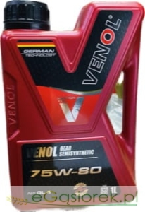 Olej Venol Gear Semisynthetic GL-4 75W80 1L