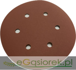 INDASA Tarcza na rzep RED-LINE 6 otw.150mm  P60