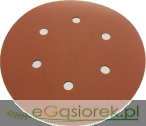 INDASA Tarcza na rzep RED-LINE 6 otw.150mm P220