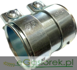 Łącznik rur Fi-65mm dł.95mm