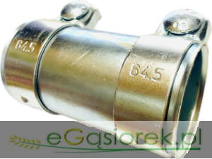 Łącznik rur Fi61mm dł.125mm