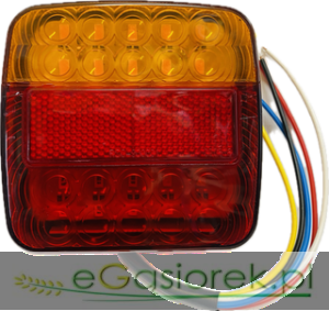 Lampa zespolona diodowa tylna, uniwersalna