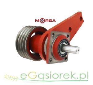 Przystawka wałek kompletna z kołem pasowym kosiark