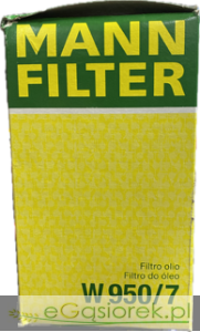 Filtr oleju W950/7 Mann zam. PP-10.4 1447031M2