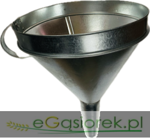 Lejek metalowy duży prosty Fi-280 mm blacha 0,8mm
