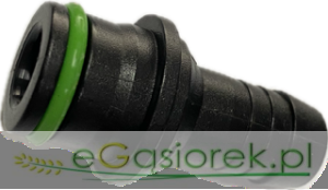 Wtyczka prosta Fi-12,5 mocowana nakrętka 3/4