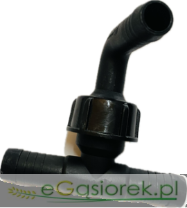 Trójnik plastikowy (3 x fi-12,5 mm), rozłączny;