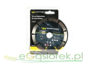 Tarcza diamentowa segmentowa 125 x22.23 mm do