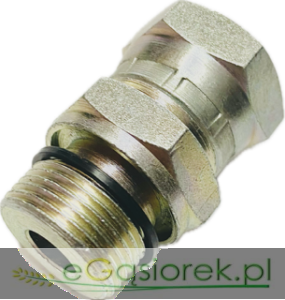 Złączka AB płaska M 22x1,5-M 22x1,5 B-płaska