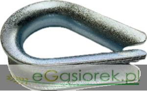 Kausza do liny ocynk 16 mm